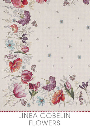 Cuscino arredo FLOWERS in gobelin 45×45 cm – Maè , via roma 60