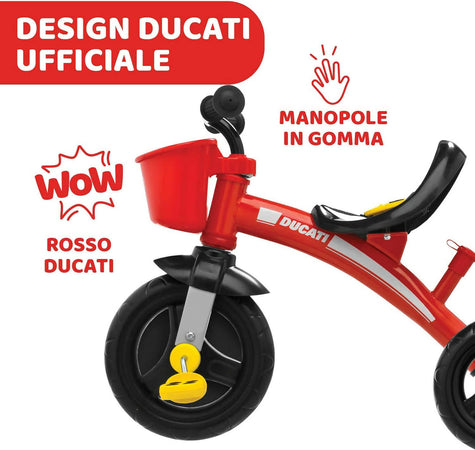 Chicco - Triciclo Bambini U-go Ducati, Con Due Modalità Di Utilizzo, 18  Mesi – 5 Anni - commercioVirtuoso.it