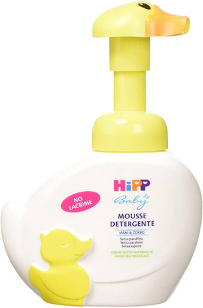 Hipp Bagno Paperella 250 Ml Mousse Detergente per Bambini Estratto Naturale  Mandorle Bio Senza Profumi Allergizzanti Ph Neutro 