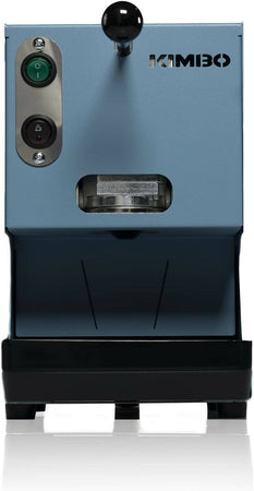 Kimbo macchina per caffe' metal blu cialde blu pastello