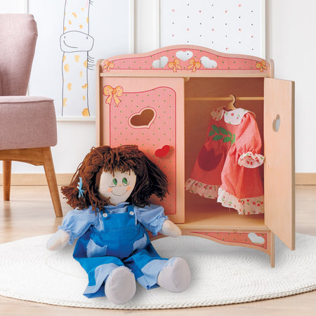 Armadio per bambole - Rosa Giochi e giocattoli/Bambole e accessori/Bambole Fashion e accessori/Mobili Dida - Ragusa, Commerciovirtuoso.it