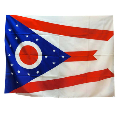 Bandiera Dell' Ohio Oaio Da Appendere 100 X 150 Cm Sport e tempo libero/Fan Shop/Patio prato e giardino/Bandiere per esterno Il Distintivo - Pesaro, Commerciovirtuoso.it