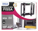 Staffa Tv Da Parete Fissa Per Tv 19"-42", Vesa 100X100-100X200-200X200, Carico Max 20Kg, Dimensioni 260*200*30Mm, Colore Nero, Livella-Viti E Tasselli Inclusi, Garanzia 3 Anni Elettronica/Home Cinema TV e video/Accessori/Supporti e mobili TV/Supporti da parete e da soffitto Non solo alimenti - Albano Laziale, Commerciovirtuoso.it