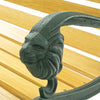 panca in ghisa e legno Antracite Milani Home