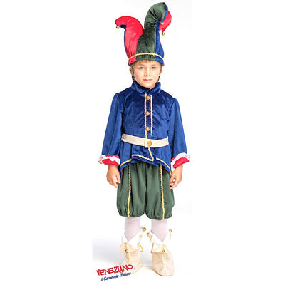 Costume carnevale giullare 0-3 anni - veneziano 54129