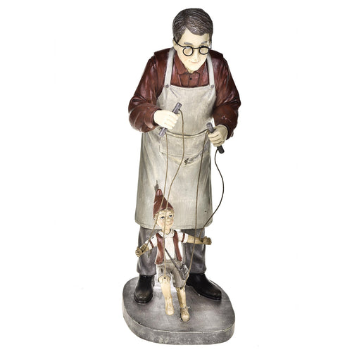 Statuetta Mastro Geppetto con colori natalizi in poli-resina h 35 cm Storia Dino Bianchi 2021 Casa e cucina/Decorazioni per interni/Addobbi e decorazioni per ricorrenze/Decorazioni natalizie/Schiaccianoci MagiediNatale.it - Altamura, Commerciovirtuoso.it