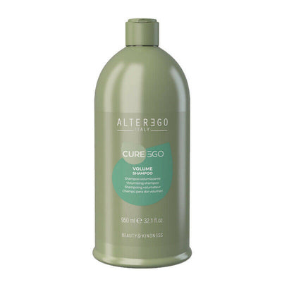 Alterego curego volume shampoo 950 ml, volumizzante leggero e delicato per capelli fini o privi di corpo .