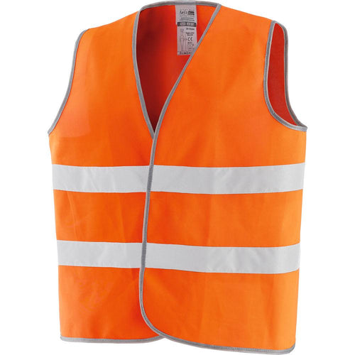 Gilet alta visibilità New Way 100% poliestere smanicato con bande rifrangenti Fai da te/Sicurezza e protezione/Attrezzature per sicurezza sul lavoro/Abbigliamento La Zappa - Altamura, Commerciovirtuoso.it