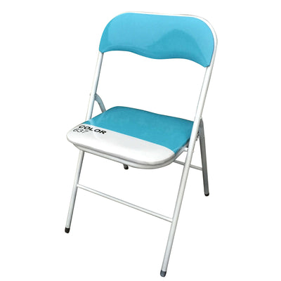 LUCIE - sedia pieghevole salvaspazio Blu