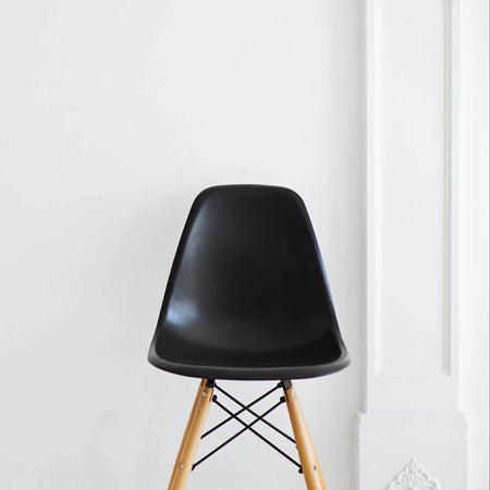 JULIETTE - sedia moderna con gambe in legno Nero Milani Home