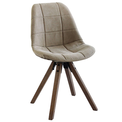 MARGOT - sedia moderna con gambe in legno Marrone Milani Home