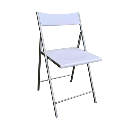 LUCIE - sedia pieghevole salvaspazio Bianco