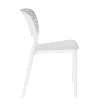 BELLA - sedia in plastica Bianco Milani Home