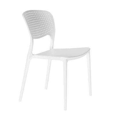 BELLA - sedia in plastica Bianco