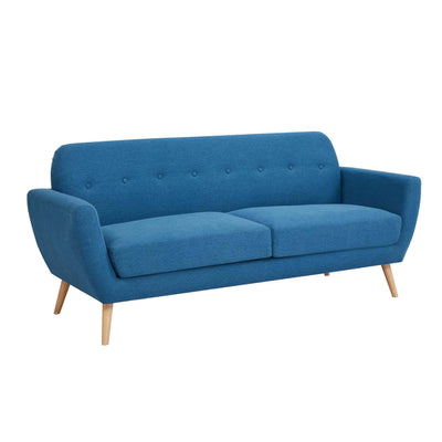 HANSEL - divano tre posti Blu