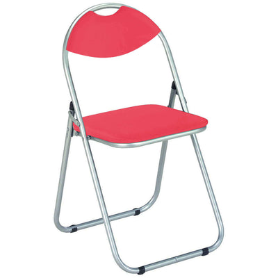 LUCIE ROUND - sedia pieghevole salvaspazio Rosso