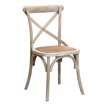 CROSS - sedia vintage in legno Marrone Milani Home