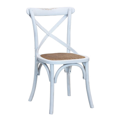 CROSS - sedia vintage in legno Bianco