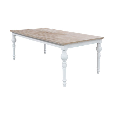 CROSS - tavolo vintage in legno 200x100 Bianco