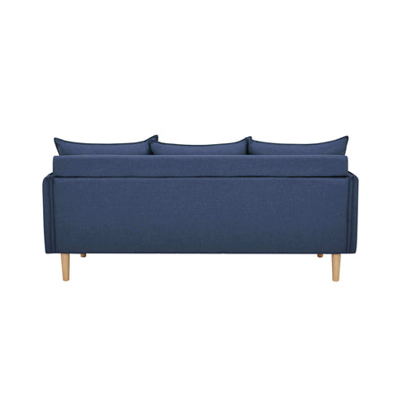 OLOF - divano 3 posti stile scandinavo Blu Milani Home