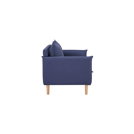 OLOF - divano 2 posti stile scandinavo Blu Milani Home
