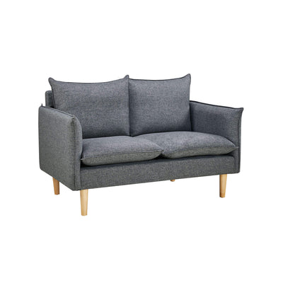OLOF - divano 2 posti stile scandinavo Grigio scuro