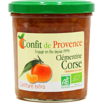 3 Vasetti Di Marmellata Di Clementine Corsa Extra Biologico 370g Biologica Confit De Provence