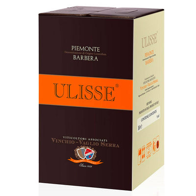 Piemonte D.o.c. Barbera 10 Lt Ulisse Vinchio & Vaglio Vino Rosso In Box 10 Litri 100% Made In Italy Alimentari e cura della casa/Birra vino e alcolici/Vino/Vino rosso Oleando - Milano, Commerciovirtuoso.it
