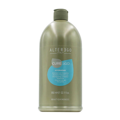 Alterego curego hydraday shampoo 950 ml, idratante per uso quotidiano, adatto per tutti i tipi di capelli.