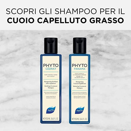 Phyto Phytocedrat Shampoo Purificante Seboregolatore Astringente, Ottimale  per Capelli Grassi, Formato da 250 ml - commercioVirtuoso.it