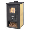 Stufa a legno Pallade da 13 kW da 51 x 45 x 94 cm