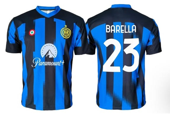Maglia FC Inter 2024 Nicolo' Barella - commercioVirtuoso.it