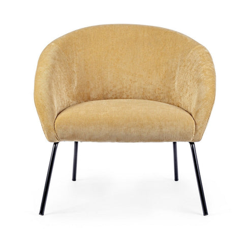 Poltrona "Aiko" per interno, Gambe In Acciaio Verniciato A Polvere 80 x 76 x 75h cm Casa e cucina/Arredamento/Soggiorno/Poltrone e sedie/Poltrone Decor Space - Altamura, Commerciovirtuoso.it