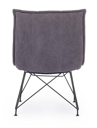 Poltrona "Mina" per interno, Gambe In Acciaio Verniciato A Polvere Epossidica 54 x 71 x 77h cm Casa e cucina/Arredamento/Soggiorno/Poltrone e sedie/Poltrone Decor Space - Altamura, Commerciovirtuoso.it