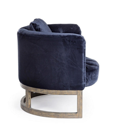 Poltrona "Midway" per interno, Struttura In Legno Di Quercia, 90 x 76 x 74h cm Casa e cucina/Arredamento/Soggiorno/Poltrone e sedie/Poltrone Decor Space - Altamura, Commerciovirtuoso.it