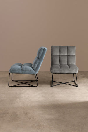 Poltrona "Lizzie" per interno, Struttura E Gambe In Acciaio Verniciato A Polvere Epossidica 61 x 82 x 87h cm Casa e cucina/Arredamento/Soggiorno/Poltrone e sedie/Poltrone Decor Space - Altamura, Commerciovirtuoso.it