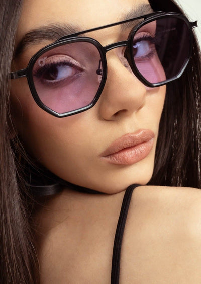 Occhiali baku viola OS sunglasses Occhiali Da Sole Fashion