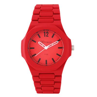 Orologio Da Polso Unisex 00 Tokio in Policarbonato Rosso Quadrante Tondo Analogico Cassa in Acciaio 44 Mm Orologio Casual Resistente All'acqua 3 Atm Moda/Uomo/Orologi/Orologi da polso Milano Fashion Watch - Marcianise, Commerciovirtuoso.it