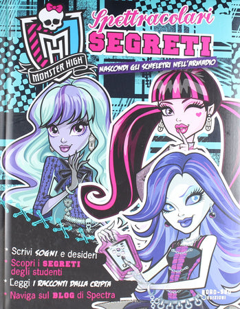 Libro "Spettracolari Segreti" - Monster High Libri/Fantascienza Horror e Fantasy/Fantasy Liquidator Italia - Nicosia, Commerciovirtuoso.it