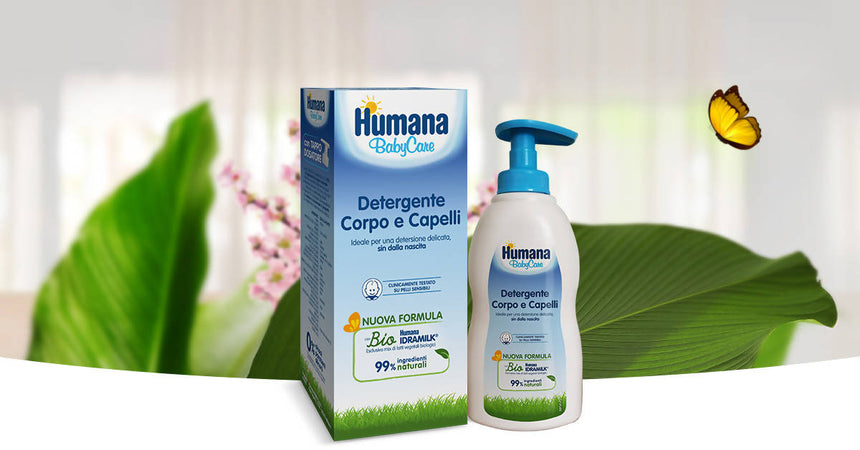 Humana Babycare Detergente Corpo E Capelli 300ml Humana Bio Idramilk 99% Di Ingredienti Naturali Igiene Sanitaria Gioia del Bimbo - Villa San Giovanni, Commerciovirtuoso.it