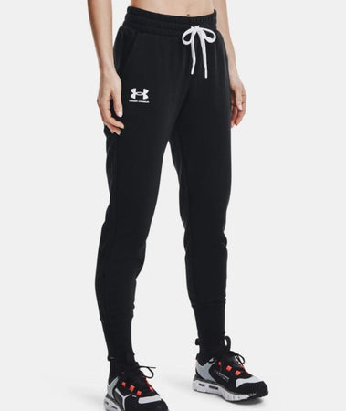 Under Armour Jogger Rival Fleece Pantaloni Tuta Donna Neri Pantalone Tuta Nero Pile in Misto Cotone Moda/Donna/Abbigliamento/Abbigliamento sportivo/Completi sportivi/Tute Snotshop - Roma, Commerciovirtuoso.it