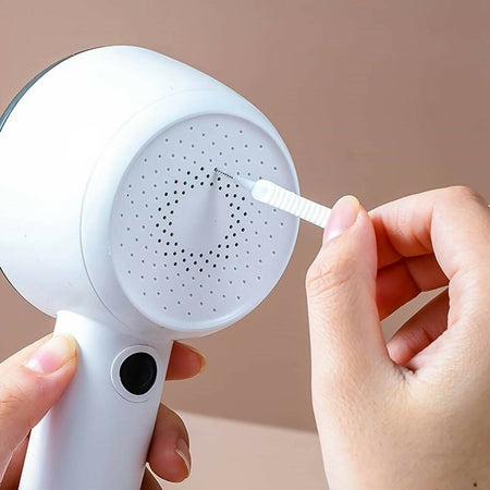 Set 10 mini spazzole per la pulizia di fori piccoli pulizia soffione della doccia o smartphone