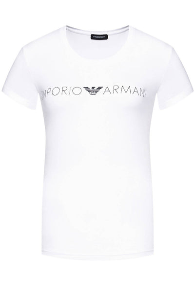 Emporio Armani Underwear T-shirt Donna Manche Corte Maglietta Girocollo Armani Logo Tinta Unita EMPORIO ARMANI UNDERWEAR T-SHIRT DONNA Euforia - Bronte, Commerciovirtuoso.it