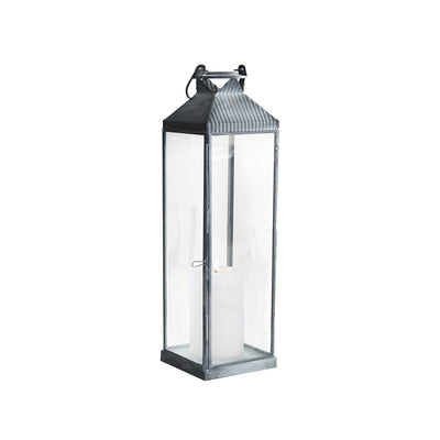 NANDY - lanterna in vetro Grigio