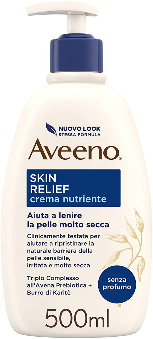 Aveeno Skin Relief Lotion 500 Ml Crema per Il Corpo per Pelli Sensibili E Secche  Crema Senza Profumo - commercioVirtuoso.it