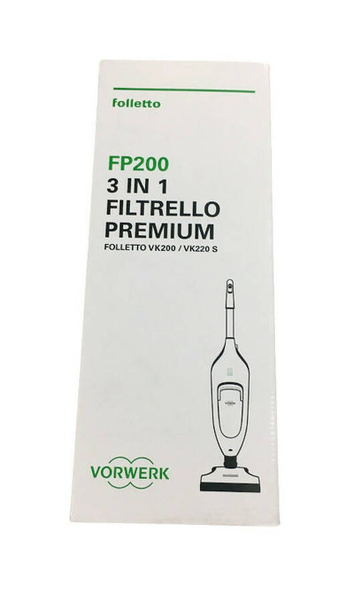 Sacchetti Folletto Vk 200 / 220s (originali) Fp200 Filtrello Premium Originale Per Folletto Vk200 Vorwerk