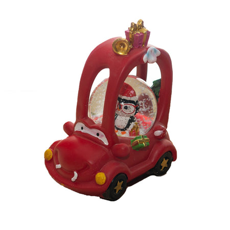 Ampolla con led, palla di neve "Macchina" natalizia h 15 cm idea regalo Casa e cucina/Decorazioni per interni/Addobbi e decorazioni per ricorrenze/Decorazioni natalizie/Neve artificiale MagiediNatale.it - Altamura, Commerciovirtuoso.it