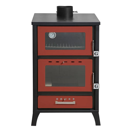 Stufa a legna Marika 22 kw con forno in acciaio verniciato h 91,5 cm Fai da te/Prodotti per la costruzione/Riscaldamento e raffreddamento/Impianti di riscaldamento centralizzato e accessori/Impianti di riscaldamento a combustibile solido Decor Space - Altamura, Commerciovirtuoso.it