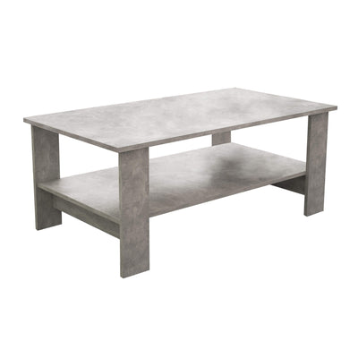BERRY - tavolino da salotto moderno cm 100x55x41 h Cemento