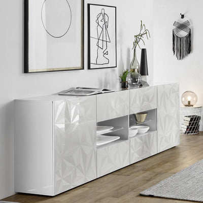 LION - madia di design moderno Bianco Milani Home